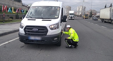 Malatya polisinden kış lastiği uyarısı