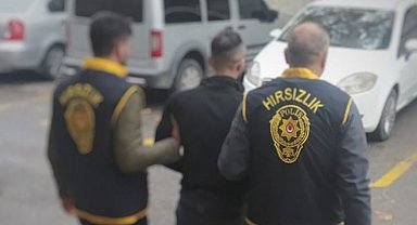 Uslanmaz hırsız kameralara yakalandı