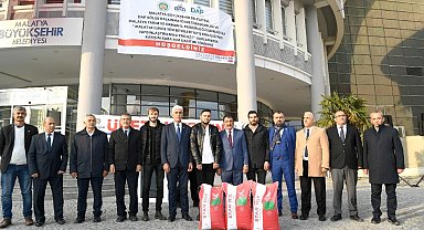 148 üreticiye karışık kaba yem tohumu dağıtıldı