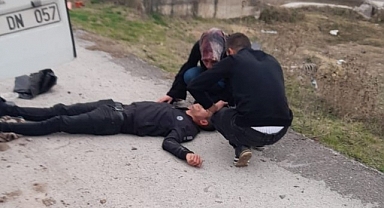 Aracıyla 40 metre yükseklikten uçtu