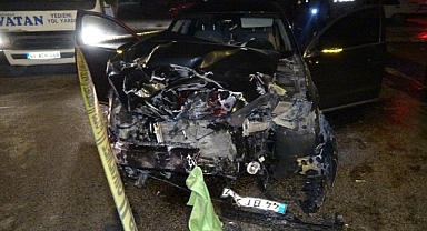 Malatya'da işçi servisi ile otomobil çarpıştı: 12 yaralı