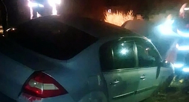 Malatya'da Otomobil Şarampole Devrildi: 3 Yaralı