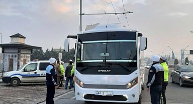Malatya'da servis araçlarında denetim artıyor