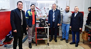 Milletvekili Çakır İle Belediye Başkanı Çınar, Sanayi Esnafının Taleplerini Dinledi