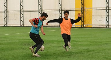 Öğrenciler spor ile stres atıyor