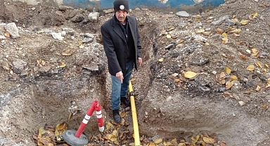 Okul önünde tehlike saçan doğalgaz çalışmasına tepki