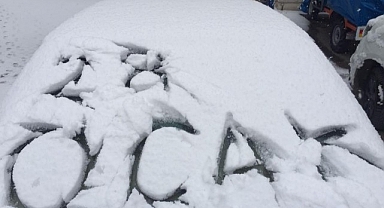 Darende'de kar yağışı etkili oldu