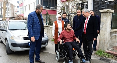 Engelli gence akülü araç sürprizi