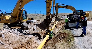 Hekimhan'da Evlere Doğalgaz Haftaya Verilmeye Başlanacak