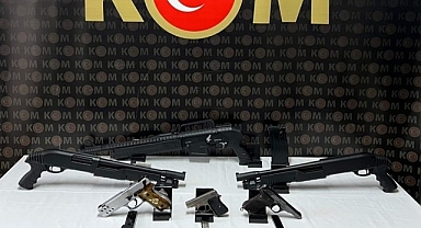 Malatya'da çok sayıda silah ele geçirildi