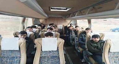 Malatya'da dron ile tespit edilen 35 düzensiz göçmen yakalandı