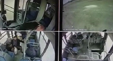 Malatya'da Gölete uçan otobüsün araç içi kamera görüntüleri ortaya çıktı