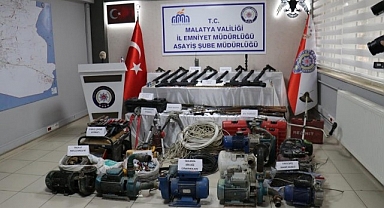 Malatya'da hırsızlık çetesine operasyon: 12 gözaltı