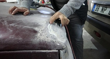 Malatya'da sis nedeniyle yaşanan kazalar kaportacılarda yoğunluk oluşturdu