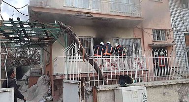 Malatya'da korkutan ev yangını
