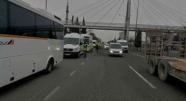 Malatya'da servis araçları denetlendi