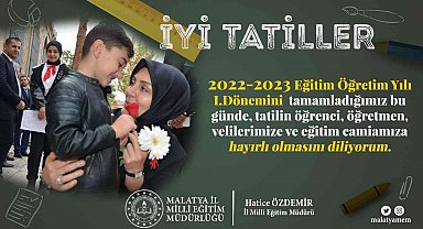 Öğrencilere ara tatilde dinlenmiş olarak eğitime başlama önerisi