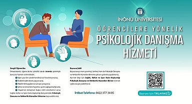 Öğrencilere ücretsiz psikolojik danışma hizmeti