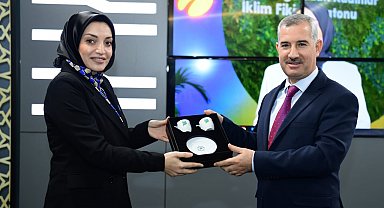 "Sıfır atık" ödülü alan Atalay, Yeşilyurt'ta ağırlandı