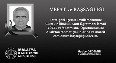 Sınıf Öğretmen İsmail Yücel Hayatını Kaybetti 