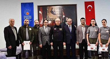 TÖTM'de 21 personel AFAD gönüllüsü oldu