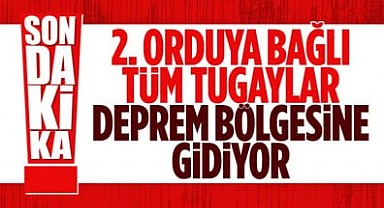 2. Ordu'ya Bağlı Komando Tugayları Deprem Bölgesine Sevk Edildi 