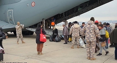 Adıyaman ve Malatya'dan depremzedeler uçaklarla Ankara'ya tahliye ediliyor