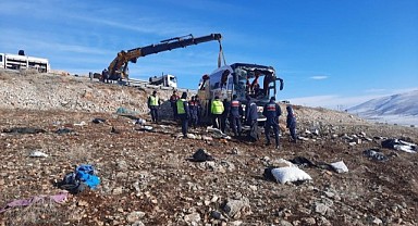 Afyonkarahisar’da Otobüs Devrildi 8 Ölü