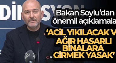 Bakan Soylu: 