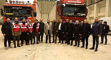 Deprem yardımları için Kayseri 1. OSB Fuar Alanında Yardım Koordinasyon Merkezi kuruldu