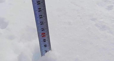 Doğanşehir ilçesinde kar 47 santimetreye ulaştı