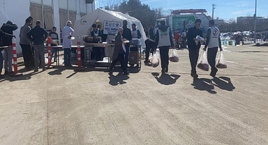 Elazığ'dan Malatya'daki depremzedelere yardım