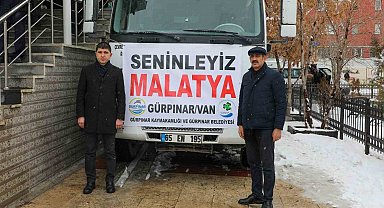 Gürpınar depremzedeler için tek yürek oldu