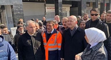 İçişleri Bakanı Soylu, Malatya'da incelemelerde bulundu