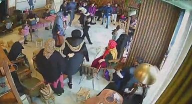 İkinci depreme anaokulunda yakalandılar, korku anları kameraya yansıdı