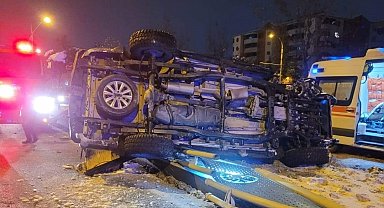 Malatya'da feci kaza: 1'i ağır 2 yaralı