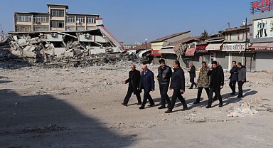 Ticaret Bakanlığı heyetinden deprem incelemesi