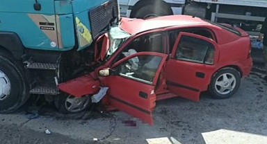 Ankara'da feci kaza 1 kişi hayatını kaybetti