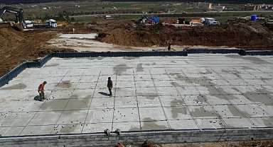 Doğanşehir'de 952 TOKİ konutu için temel atıldı