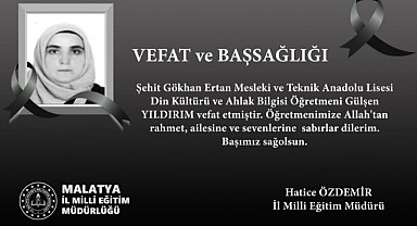 Dün Kültürü Öğretmeni Gülşen Yıldırım Hayatını Kaybetti