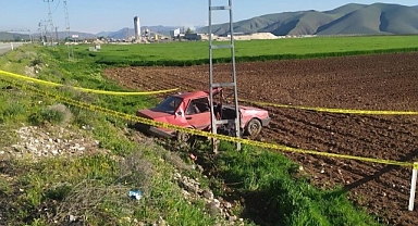 Kontrolden çıkan otomobil, aydınlatma direğine çarptı: 1 ölü