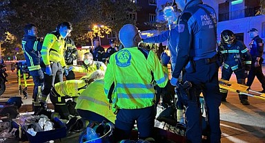 Madrid'de Yangın Faciaya Dönüştü: 2 Ölü, 10 Yaralı