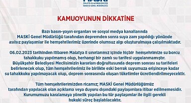 Malatya'da suya zam yapıldığı iddiaları asılsız çıktı