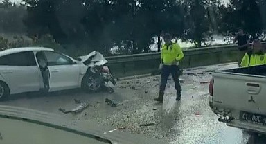 Tarsus-Adana otoyolunda 3 zincirleme kaza: 10 yaralı