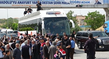Cumhurbaşkanı Erdoğan'a Malatya 'da sevgi seli