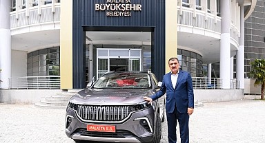 Malatya Büyükşehir Belediyesi'nin Makam Aracı TOGG Oldu