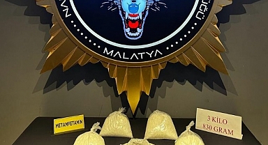 Malatya'da 3 kilo 830 gr Metamfetamin Ele Geçirildi: 4 Kişi Tutuklandı