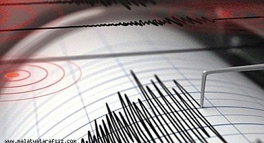 Son Dakika.. Malatya'da 4.4 Şiddetinde Deprem
