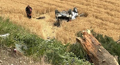 Adıyaman’da otomobil takla attı: 1 ölü, 1 yaralı