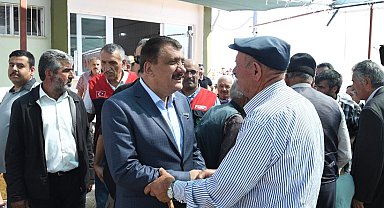 Gürkan Canlı Hayvan Pazarında incelemelerde bulundu